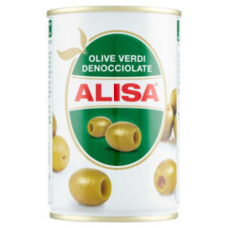 ALISA OLIVE VERDI DENOCCIOLATE IN LATTA 280 GR.