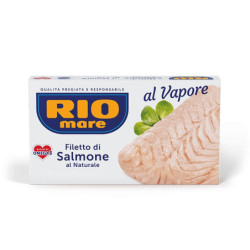 RIO MARE FILETTO DI SALMONE AL VAPORE AL NATURALE 150 GR.