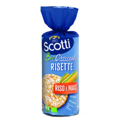 SCOTTI GALLETTE DI RISO - BIO CROCCANTI RISETTE RISO E MAIS 150 GR.