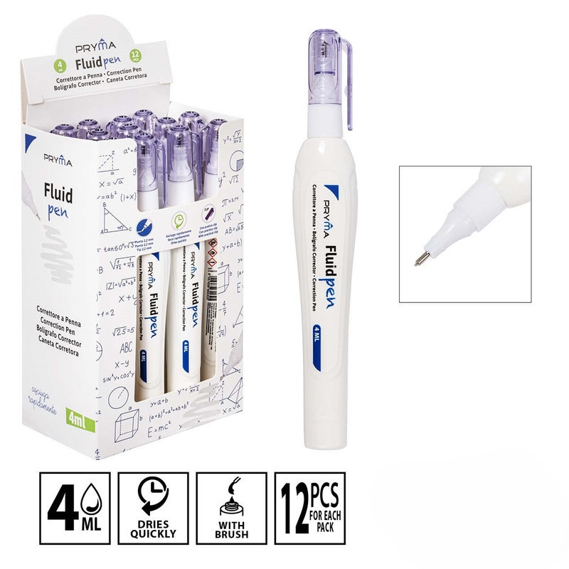 CORRETTORE LIQUIDO A PENNA 2.2MM 4ML.