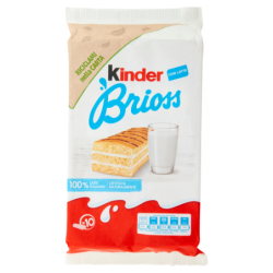 KINDER BRIOSS CON 100% LATTE ITALIANO - 10 PEZZI
