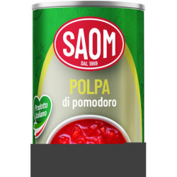 SAOM POLPA DI POMODORI ITALIANI 400 GR.