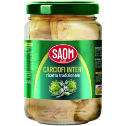 SAOM CARCIOFI INTERI RICETTA TRADIZIONALE IN VETRO 280 GR.