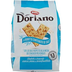 DORIA DORIANO CRACKERS A RIDOTTO CONTENUTO DI SALE 700 GR.