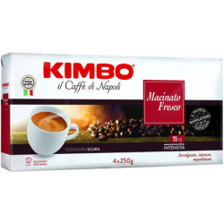 KIMBO CAFFE' MACINATO FRESCO 4x250 GR.