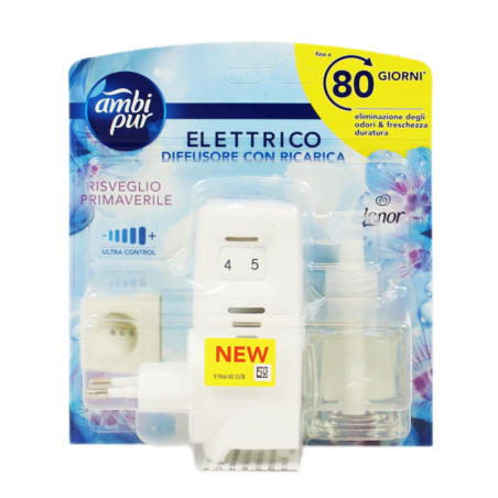AMBI PUR ELETTRICO DIFFUSORE CON RICARICA RISVEGLIO PRIMAVERILE 20 ML.