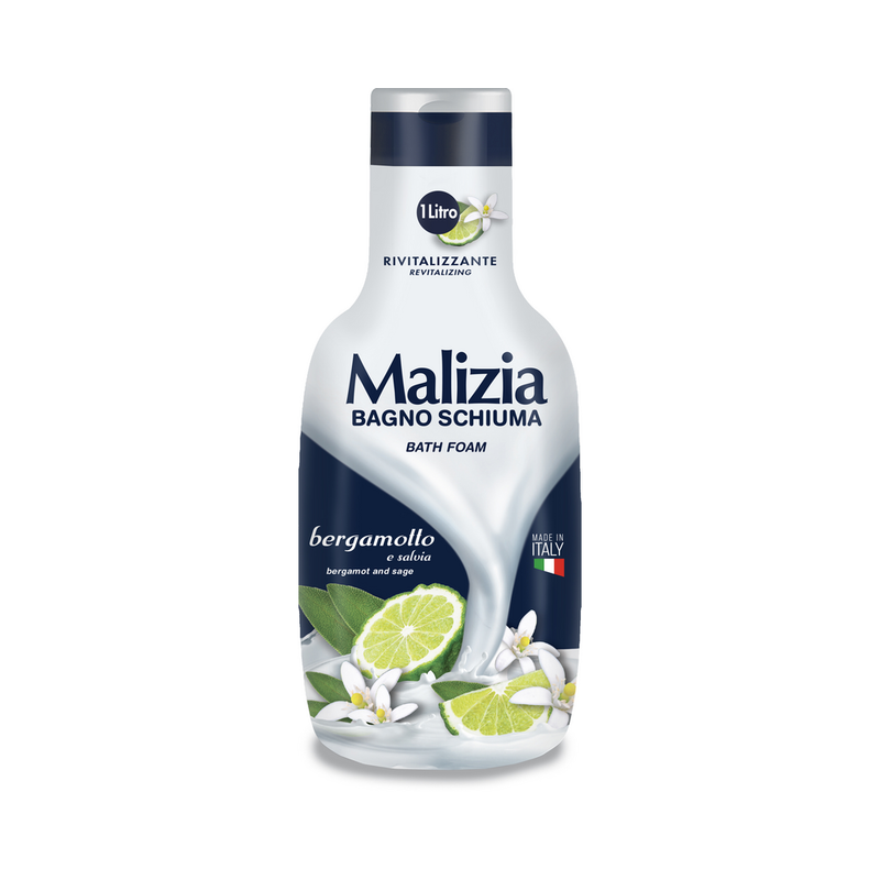 MALIZIA BAGNOSCHIUMA BERGAMOTTO E SALVIA 1 LT.