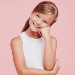 CANOTTA BAMBINA SPALLA LARGA ELLEPI 8213 3-5 ANNI