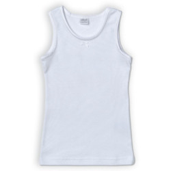 CANOTTA BAMBINA SPALLA LARGA COTONE GARZATO ELLEPI 8221 2-10 ANNI