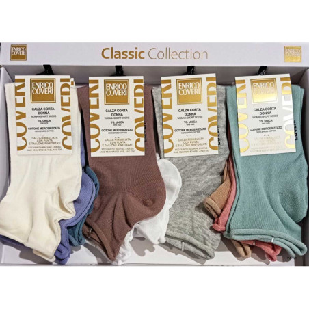 Calzino corto donna smollato in cotone elasticizzato Coveri Mango
