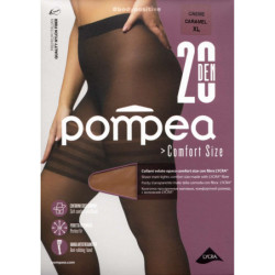 Collant TAGLIA COMODA elasticizzato opaco Pompea CL 20 den