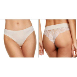 Brasiliana donna taglio laser con pizzo Jadea 8015