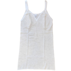 Canotta donna misto lana spallina stretta forma seno Gicipi 105 tg 4-7