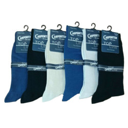 Calzino corto uomo in filo di Scozia elasticizzato Carpenter T400