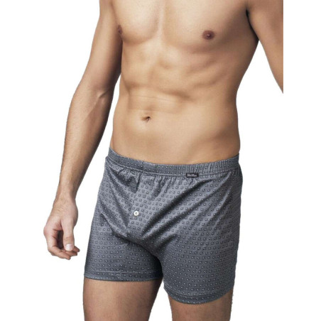 Boxer uomo in filo di Scozia Nottingham B416 Tg.4  8 Fondo colorato