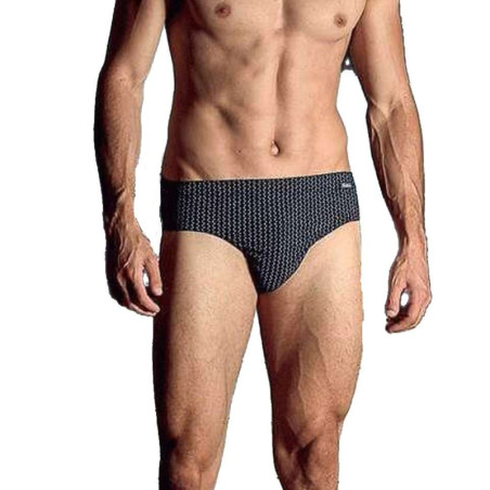 SLIP UOMO IN FILO DI SCOZIA NOTTINGHAM SM416S FONDO COLORATO  (1 CAPO)