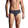 SLIP UOMO IN FILO DI SCOZIA NOTTINGHAM SM416S FONDO COLORATO  (1 CAPO)