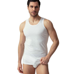 CANOTTA IN COTONE BIELASTICO UOMO OLTREMARE 638