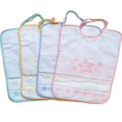 BAVAGLINO BAMBINO MAXI CON TELA AIDA DA RICAMARE 28x34