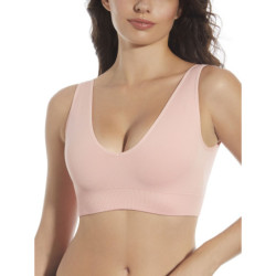 Brassiere in microfibra a costine con imbottitura estraibile Selene Letiana