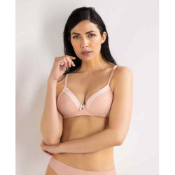 Reggiseno imbottito senza ferretto in micro operata e pizzo SieLei Darling 1876
