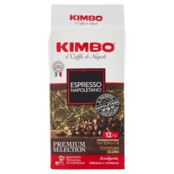 KIMBO CAFFE' MACINATO ESPRESSO NAPOLETANO PREMIUM SELECTION 250 GR.