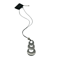 SHAKLY COLLANA IN CORDA CON PENDENTE SILVER