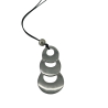 SHAKLY COLLANA IN CORDA CON PENDENTE SILVER