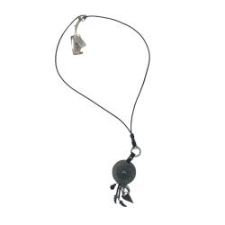 SHAKLY COLLANA NERA ELEMENTO IN METALLO CON CIONDOLI