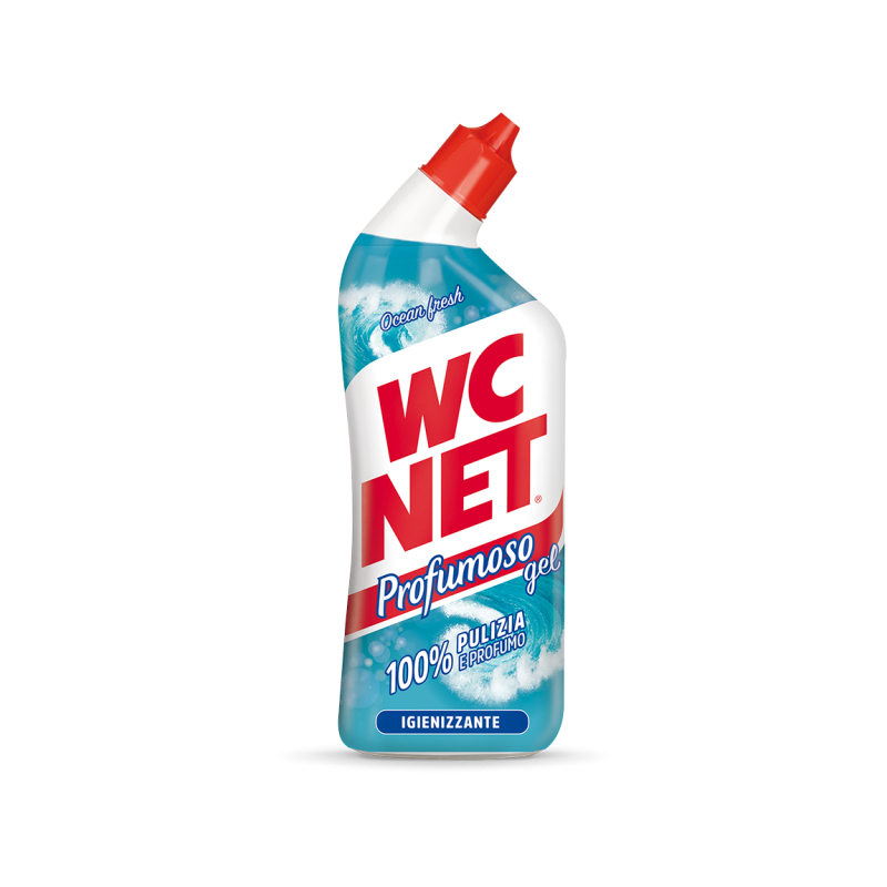 WC NET PROFUMOSO GEL IGIENIZZANTE OCEAN FRESH 800 ML.