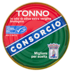 CONSORCIO TONNO BIO IN OLIO D'OLIVA EXTRA VERGINE 200 GR.