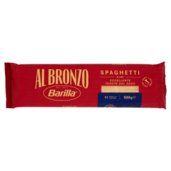 BARILLA SPAGHETTI AL BRONZO LAVORAZIONE GREZZA 500 GR.