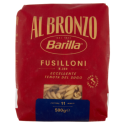 BARILLA FUSILLONI AL BRONZO LAVORAZIONE GREZZA 500 GR.