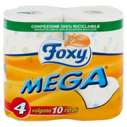 FOXY MEGA CARTA IGIENICA DECORATA 4 ROTOLI