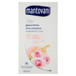 MANTOVANI DETERGENTE INTIMO IPOALLERGENICO LENITIVO 250 ML.