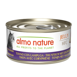 ALMO NATURE HFC JELLY CATS: TONNO E LAMPUGA 70 GR.