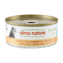 ALMO NATURE HFC NATURAL CATS: TONNO E GAMBERETTI 150 GR.