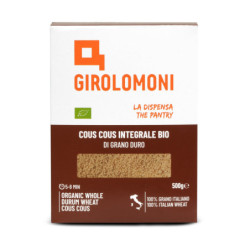 GIROLOMONI COUS COUS INTEGRALE DI GRANO DURO BIO 500 GR