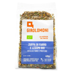 GIROLOMONI ZUPPA DI FARRO E LEGUMI BIO 400 GR