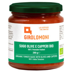GIROLOMONI SUGO OLIVE E CAPPERI BIO 290 GR