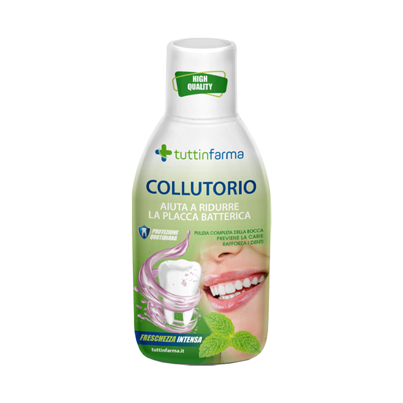 TUTTINFARMA COLLUTORIO PROTEZIONE QUOTIDIANA  FRESCHEZZA INTENSA 500 ML.