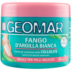 GEOMAR FANGO D'ARGILLA BIANCA CONTRO LA CELLULITE IDEALE PER PELLI DELICATE 650 GR.