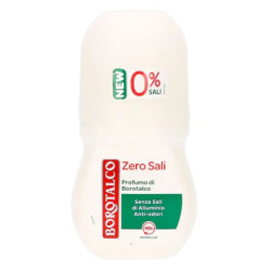 BOROTALCO ZERO SALI DEO ROLL ON SENZA SALI DI ALLUMINIO ANTI-ODORI 50 ML.