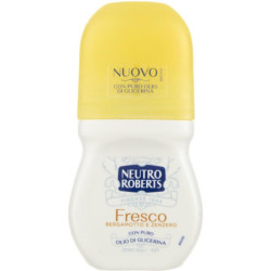 NEUTRO ROBERTS DEODORANTE ROLL ON FRESCO BERGAMOTTO E ZENZERO CON OLIO DI GLICERINA 50 GR.