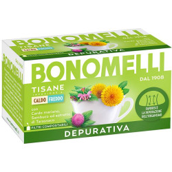 BONOMELLI TISANA DEPURATIVA CON CARDO MARIANO, SAMBUCO ED ESTRATTO DI TARASSACO - 16 FILTRI