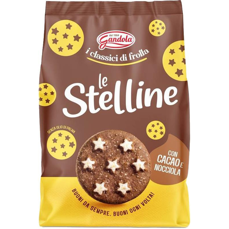 GANDOLA FROLLINI LE STELLINE CON CACAO E NOCCIOLA 300 GR.