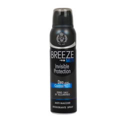 BREEZE MEN DEODORANTE INVISIBLE PROTECTION DEO CONTROL 150 ML.