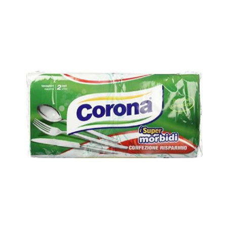 CORONA TOVAGLIOLI SUPER MORBIDI 33x33 100 PEZZI