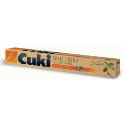CUKI CARTA FORNO NATURALE IN FOGLI 20 FOGLI 33x38 CM.