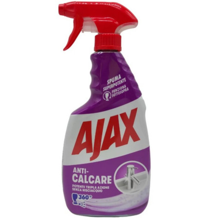 AJAX SPRAY ANTICALCARE VIOLA BAGNO 600 ML.